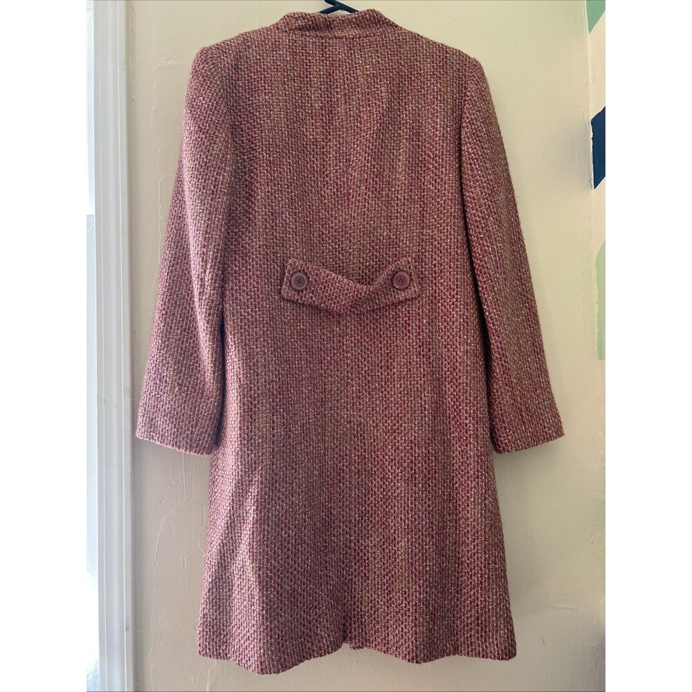 Vintage Marshall Fields Ladies Coat Size 8 Pink - Picture 7 of 8